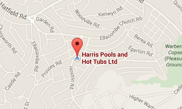 Map to Harris Pools & Leisure
